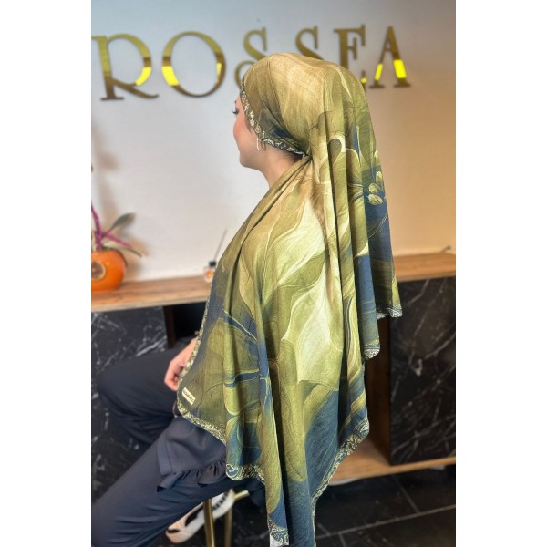 Bambu Desenli Şal 029Y